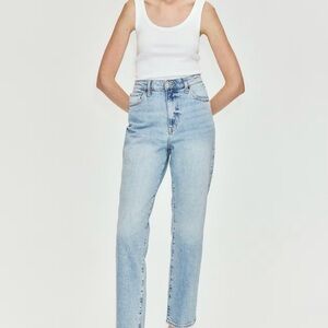H&M Blue Straight Leg Jeans Classic Style